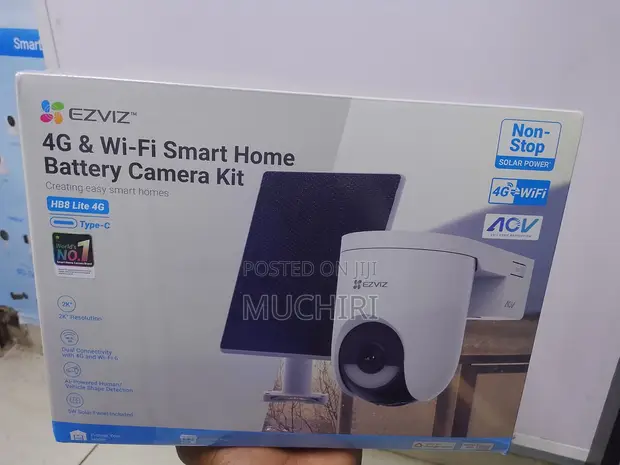 EZVIZ Kamera ya Smart Home (Wi-Fi/4G) na Solar Panel - 1