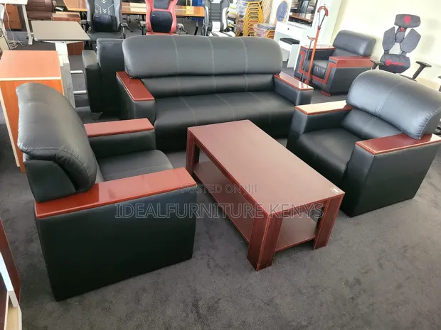 5 Seater Office Sofa Set - Reception Sofa - 1