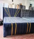 Grand Black Sunburst Chester Bed (5x6) - 1