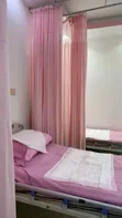 Pink Hospital Curtains - 1