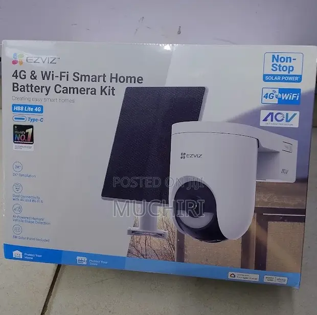 Ezviz HB8 Lite Kamera ya Solar ya 4G/WiFi - 1