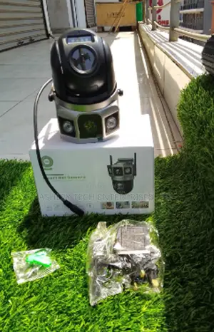 Kamera ya CCTV ya V380 Dual Lens 4G PTZ (Inatumia AC)