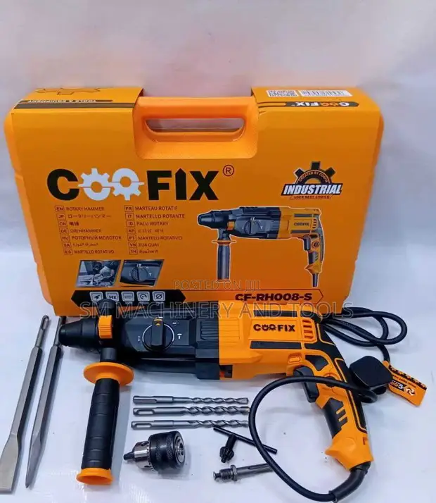Coofix CF-RH008-S 850W Rotary Hammer Drill Set - 1