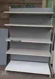 Rafu za Supermarket - Metallic 5 Ngazi, Zinazoweza Kurekebishwa - 2