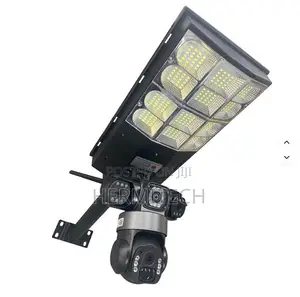 Triple Lens 4G Solar CCTV with 300W Floodlight