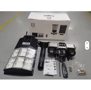 Triple Lens 4G Solar CCTV 300W Floodlight Camera