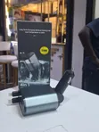 120W Car Fast Charger Retractable Cable with Starlight - 1