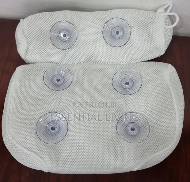 Bath Pillow for Neck Support - Waterproof Non-Slip - 1