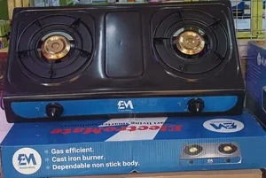 Electromate 2 Burner Stainless Steel Cooker - Black