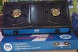 Electromate 2 Burner Stainless Steel Cooker - Black - 1