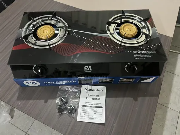 Brand New Electromate 2 Burner Glass Top Cooker - 1