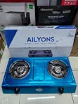 Ailyons Table Top Metallic Two-Burner - 2