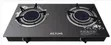 Ailyons 2 Burner Glass Top Gas Cooker - 2