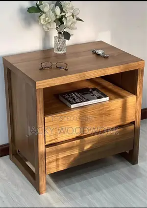 Kikoba cha Mbao cha Kisasa chenye Rafu inayoelea