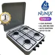 Nunix Table Top 4 Burner Gas Cooker LT04-01 - 2