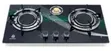 Nunix 3 Burner Low Gas Glass Top Infrared Cooker ya Mezani - 2
