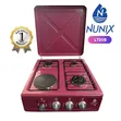New Nunix Table Top Cooker - 3 Gas + 1 Electric Burner - 1