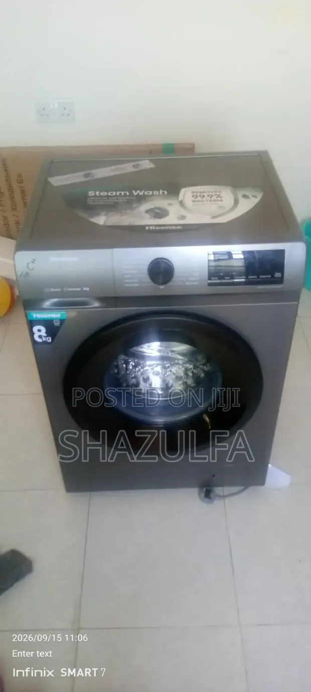 Hisense 8KG Mpya ya Kufulia na Kusokota - 1