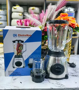 Electromate Stainless Glass Jug 2-in-1 Blender