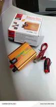 Inverter ya Umeme ya Dhahabu ya 300W Mpya na Klipu za Alligator - 1