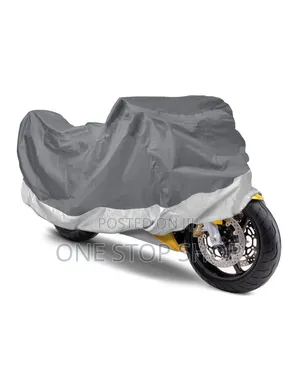 Silver Grey Indoor/Outdoor Motorcycle Cover