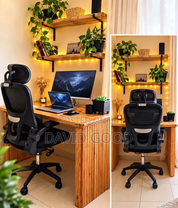 Boss Office Products Kiti cha Ofisi cha Orthopedic - Nyeusi - 1