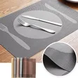 Placemats za PVC Zilizosokotwa - Seti ya 6 - 4