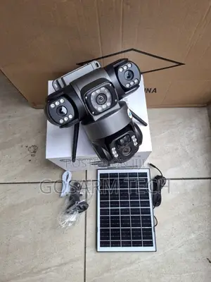 Kamera ya 6MP 4G Solar PTZ yenye Lensi Tatu