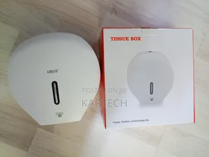 Lirlee Dispenser ya Tissue ya Kuweka Ukutani - Nyeupe