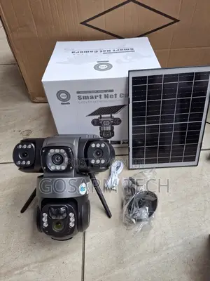 Kamera ya CCTV ya V380 Pro Triple Lens 4G Solar
