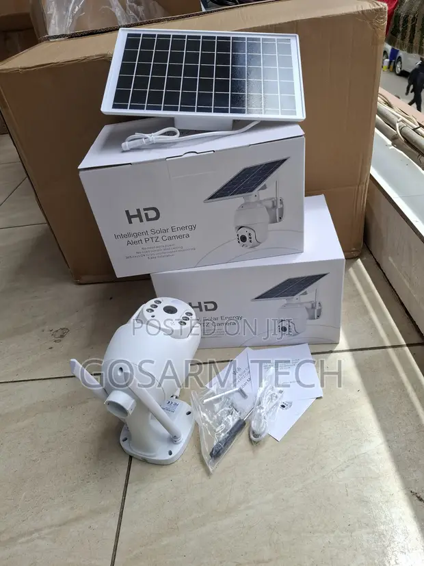 Ubox Single Lens Solar WiFi Camera - Smart Wireless CCTV - 1