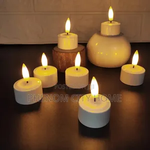 6pc LED Rechargeable Candles with Remote