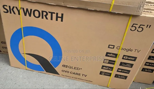 Skyworth 55” QLED Ultra HD Google TV - 1
