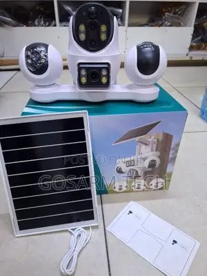 V380 Pro 4G Solar Quad Camera Security System