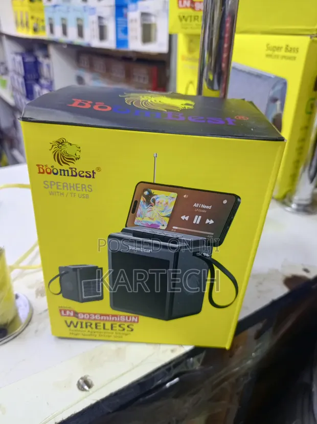 Boombest LN-9036miniSUN Super Bass Solar Bluetooth Speaker - 1
