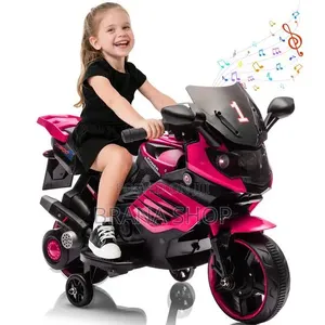 Pikipiki ya Watoto ya Umeme ya Michezo 3188 Pink