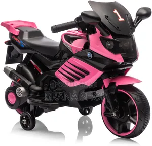 Model 3188 Pikipiki ya Mchezo ya Umeme ya Watoto Pink