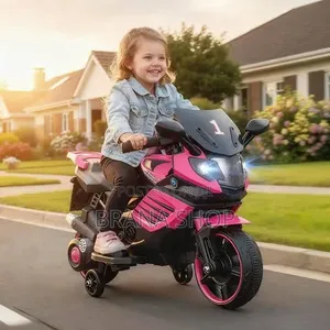 Pink Kids Electric Racer Bike Model 3188