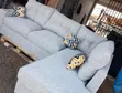 5-Seater Light Grey L-Shaped Sofa - 2