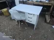 White Office Chairs with Standing Desk - 2