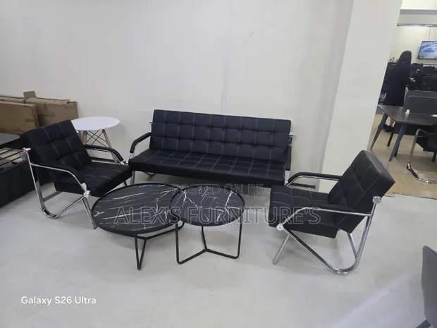 Kiti cha Sofa cha Kisasa cha Viti Vitano / Viti vya Ofisi - 1