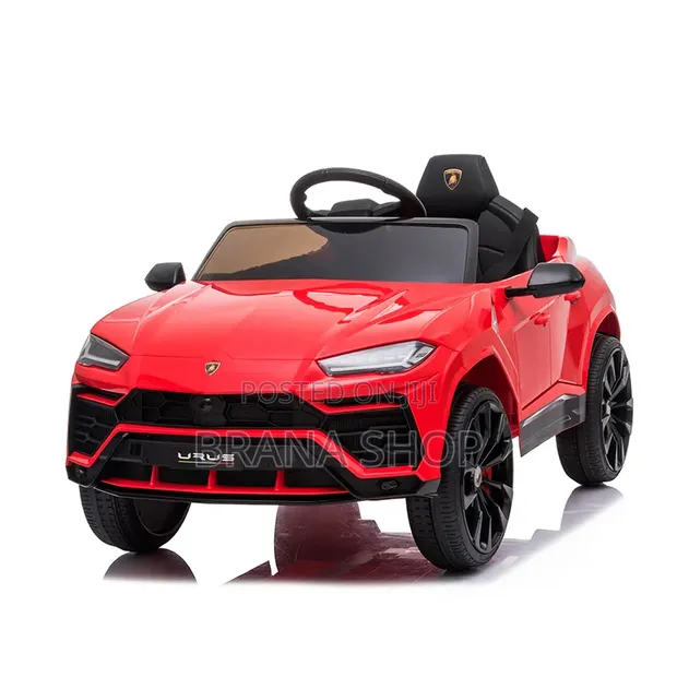 Gari Rasmi la Watoto la Lamborghini Urus la Umeme - Jekundu - 1