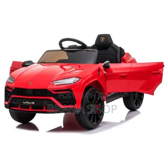 Lamborghini Urus Nyekundu ya Watoto ya Umeme - 1