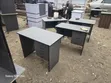 Boss Office Products Dark Gray & Black Ripping Desk - 2