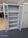 Boss Office Products 2-Door Cabinet with Full Glass - 1