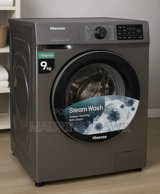 Hisense 9kg WFPV9014EMT Mashine ya Kufulia - 1