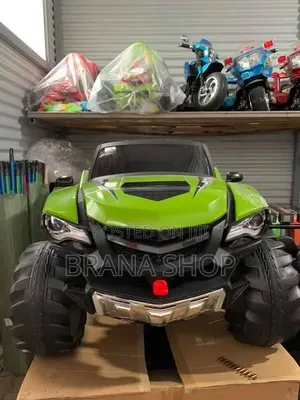 Heavy-Duty 4x4 Offroad UTV Buggy Gari la Kuendesha la Watoto FB-6678 - Kijani