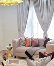 Home Interiors Vitambaa Vipya vya Pazia - 2