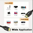 High-Speed HDMI 2.0 Cable - 4K 60Hz 18Gbps Braided - 2