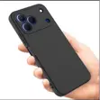 Tecno Spark 50 Kifaa cha Simu cha Silicone chenye Kinga ya Kamera - Nyeusi - 1